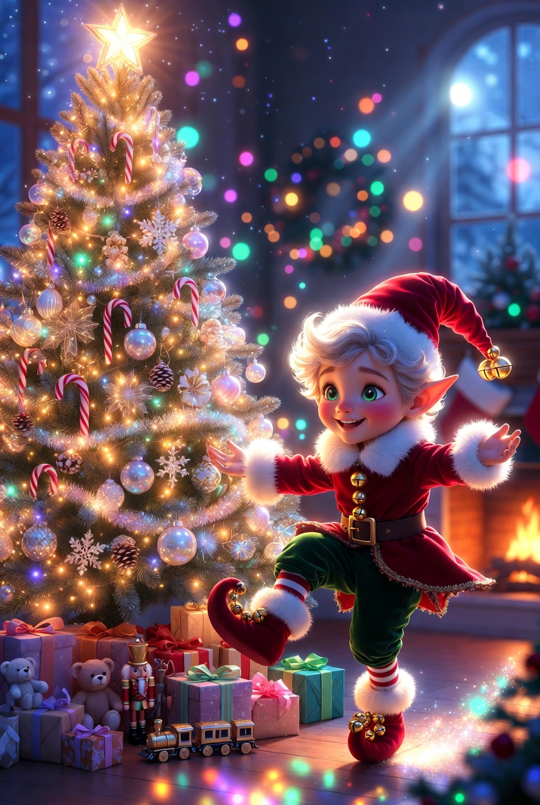 Merry Christmas Art Realm AI